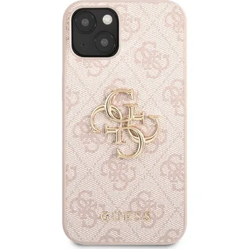 Telefonní příslušenství Guess Big 4G Metal Logo Hard Case iPhone 13, Pink 8596311161384