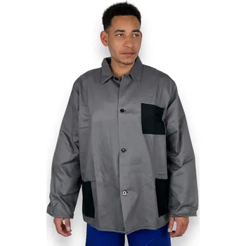 montérky Fashion Pánská nadměrná monterková blůza Barva: Šedá, Velikost: 4XL