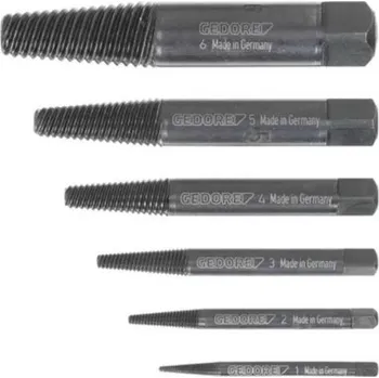 Závitořezný nástroj Vytahovače zal. šroubů 6 dílná sada M3-M24