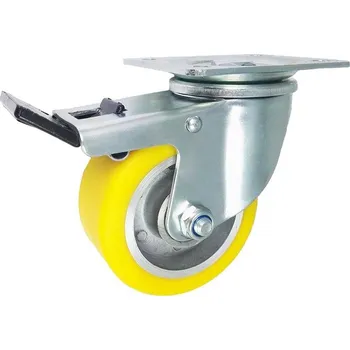 Pojezdové kolečko Polyuretanové kolo 100 mm otočná vidlice