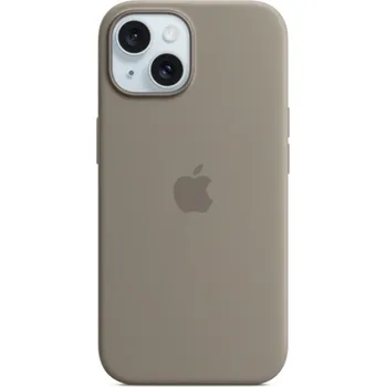 Telefonní příslušenství iPhone 15 Silicone Case with MagSafe - Clay