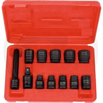 Klíč KS Tools 1/2&quot; 12 dílná sada šestihranných nástrčných ořechů