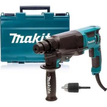Pneumatické kladivo MAKITA HR2630X7 Kladivo kombi 2,4J 800W SDS-plus s adaptérem a sklíčidlem