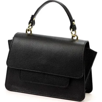 Kabelka Kožená kabelka Luka 24-064 DOLLARO - černá