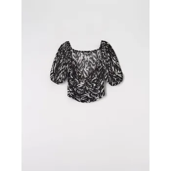 Dámské oblečení Sinsay - Halenka s balonovými rukávy - vícebarevná - 5803F-MLC - 5803F-MLC-S