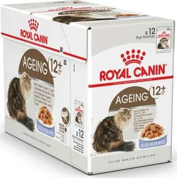 Krmivo pro kočku Royal Canin FHN Ageing 12+ želé 12 x 85 g – perfektní výživa pro starší kočky