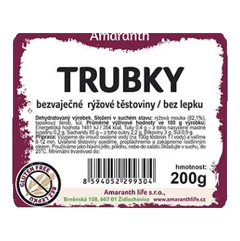 AMARANTH Trubky rýžové 200 g