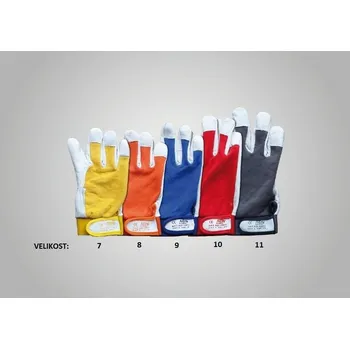 Pracovní rukavice 1001-07 DORO Rukavice pracovní č.7 žluté