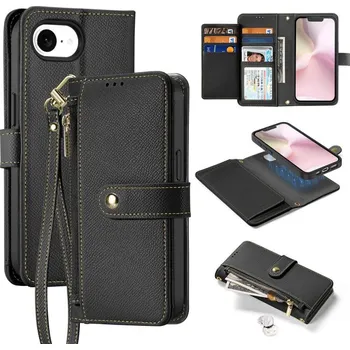 Pouzdro na mobilní telefon DUX 102573 DUX LAWA Ochranný kryt a peněženkové pouzdro 2v1 Apple iPhone 16e černé