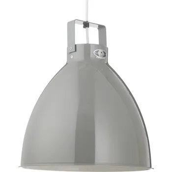 Jieldé Augustin A360 závěsné světlo šedá lesklá - délka kabelu 150 cm, Ø baldachýn 8 cm 1 x 100 W - Doprava zdarma