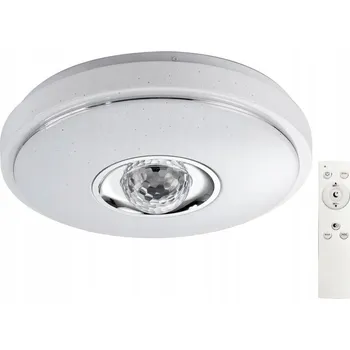 STROPNÍ SVÍTIDLO MAGIC DISCO POLUX BÍLÝ LED 38 CM S DÁLKOVÝM OVLÁDÁNÍM