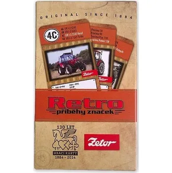 Kvarteto Hrací karty Zetor - kvarteto - retro