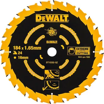 Pilový kotouč DEWALT DT10302 Kotouč pilový EXTREME 184x16mm 24z