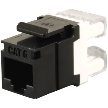 Kabel Keystone Solarix CAT6 UTP RJ45 černý