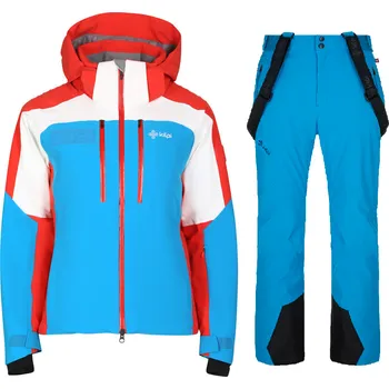 Pánská bunda Pánský lyžařský komplet Dexen BLR XS + Ravel BLU S