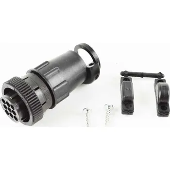 Elektrická zásuvka Zásuvka 9polová na panelu dutinky