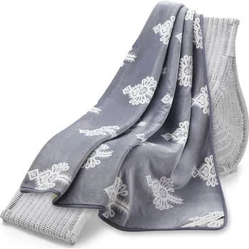 přikrývka Wooline Oboustranná mikroplyšová deka s beránkem 160x200 cm 3000 g