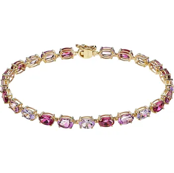 Náramek Zlatý náramek s diamantem, drahokamy a ozdobnými kameny - 19 cm - ryzost 585 - 229.102