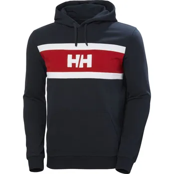 Pánská mikina Pánská Mikina HELLY HANSEN SALT COTTON HOODIE 34474_597 – Tmavě modrá L