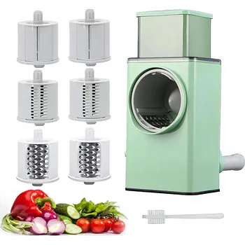 Kráječ zeleniny RUČNÍ KRÁJEČ NA ZELENINY + 6 ČEPELÍ