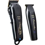 Wahl Cordless Barber Combo Black (3025726) - set střihacího a konturovacího strojku + stlačený vzduch, 400 ml + M22 olej na mazání stříhací hlavice, 200 ml
