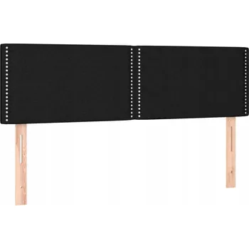 Čelo čalouněné 144x5x78/88 cm, černé