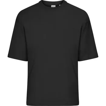 pracovní tričko James & Nicholson Tričko JN 8041, oversize, těžké, krátký rukáv, unisex COT02804100201-black S Černá