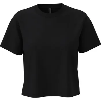 pracovní tričko Next Level Apparel Tričko N 7610, těžký crop top, krátký rukáv, dámské COT08761000205-black 2XL Černá