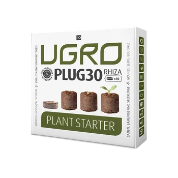 Substrát UGro Coco Plug Plant Starter Rhiza 30mm, sadbovací tablety - 50ks