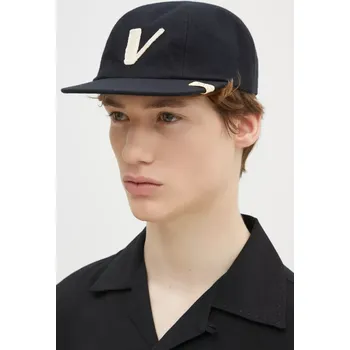 Kšiltovka Vlněná kšiltovka Visvim Honus Cap tmavomodrá barva, s aplikací, 125103003011, M/L, 59X