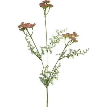 umělá květina Innovative Řebříček Achillea Monti 52cm růžová, umělá květinová dekorace