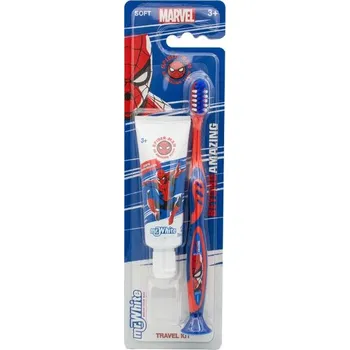 Zubní kartáček Mr.White Spiderman dětská cestovní sada