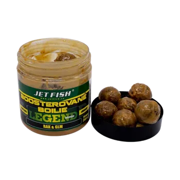 Boilies JetFish Jet Fish Legend Range Boosterované boilie RAK GLM 24mm 250ml