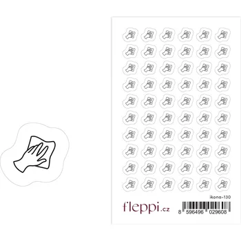 samolepka Fleppi Samolepky ikonky - Úklidová rukavice