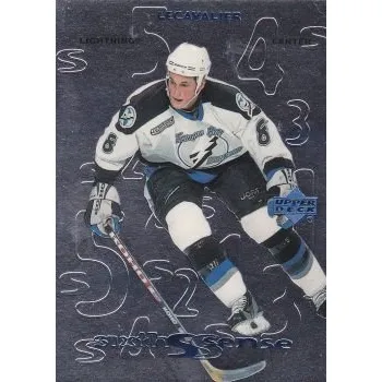 Karetní hra insert karta VINCENT LECAVALIER 99-00 UD Sixth Sense číslo SS18