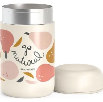 Termoska Suavinéx SUAVINEX termoska na příkrmy GO NATURAL Krémová hruška