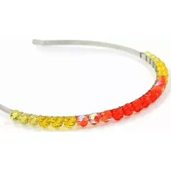 Čelenka Ozdobná čelenka do vlasů červánková