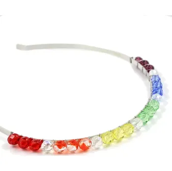 Čelenka Čelenka do vlasů duhová