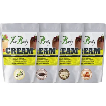 YOURBODY CREAM Sada 4 příchutí