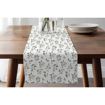 Povlečení DARRÉ Bavlněný běhoun Ozvěny listů Velikost: 19 x 100