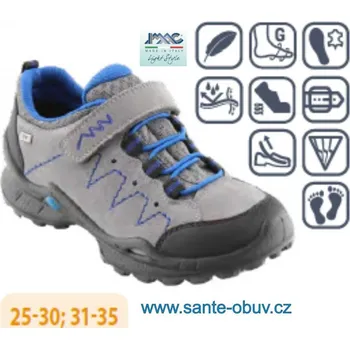 Dámská zdravotní obuv SANTÉ IC/781868 GRIGIO vych. obuv vel.31-35, --- - 35