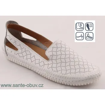 Dámská zdravotní obuv SANTÉ AZ/1640 WHITE vych. obuv vel.36-40, --- - 39