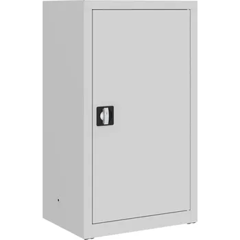 Skříňka na nářadí MALOW Spisová skříň kovová SBM 101 M, šířka 600/800/1000/1200 mm [světle šedá, červená RAL 3020]