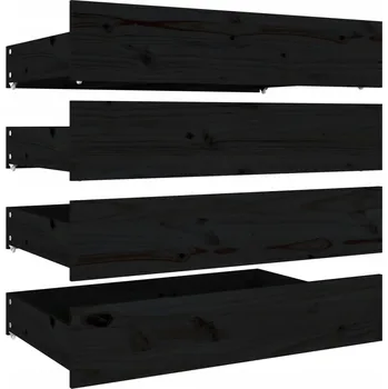 Postel Šuplík pod postel černá Zakito Home 95 x 57 x 18 cm