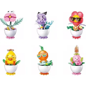 Stavebnice Sluban Sluban P8029 Rostliny v květináči Displej 6 ks