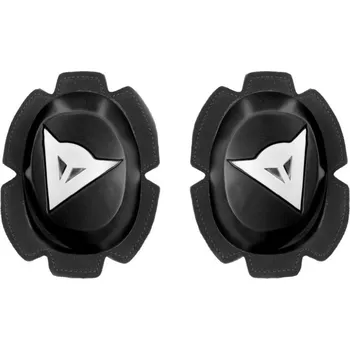 Motocyklový chránič kolene a holeně Dainese Dainese KNEE PISTA RAIN zesílené kolenní slidery černé/bílé 622