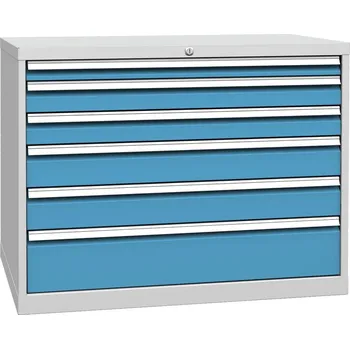 Dílenský stůl KOVOS Stolový kontejner DPK 06D [červená]