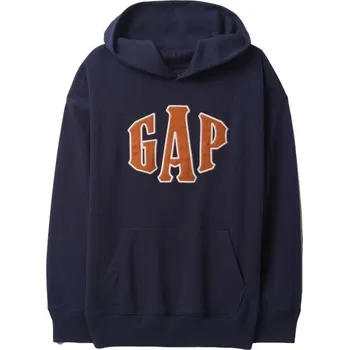 Chlapecká mikina Chlapecká mikina GAP JAPAN FASHION LOGO XL Tmavě modrá, Oranžová