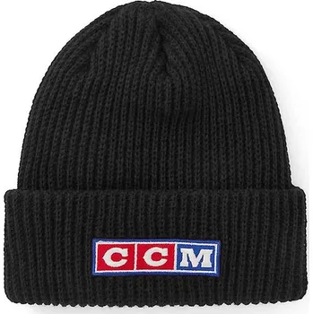 Čepice Kulich CCM Vintage High Cuffed Beanie Black Barva: černá