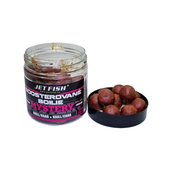 Boilies JetFish Jet Fish Mystery Boosterované boilie KRILL KRAB 20mm 250ml
